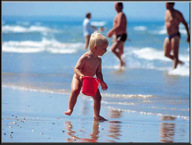 Child on beach